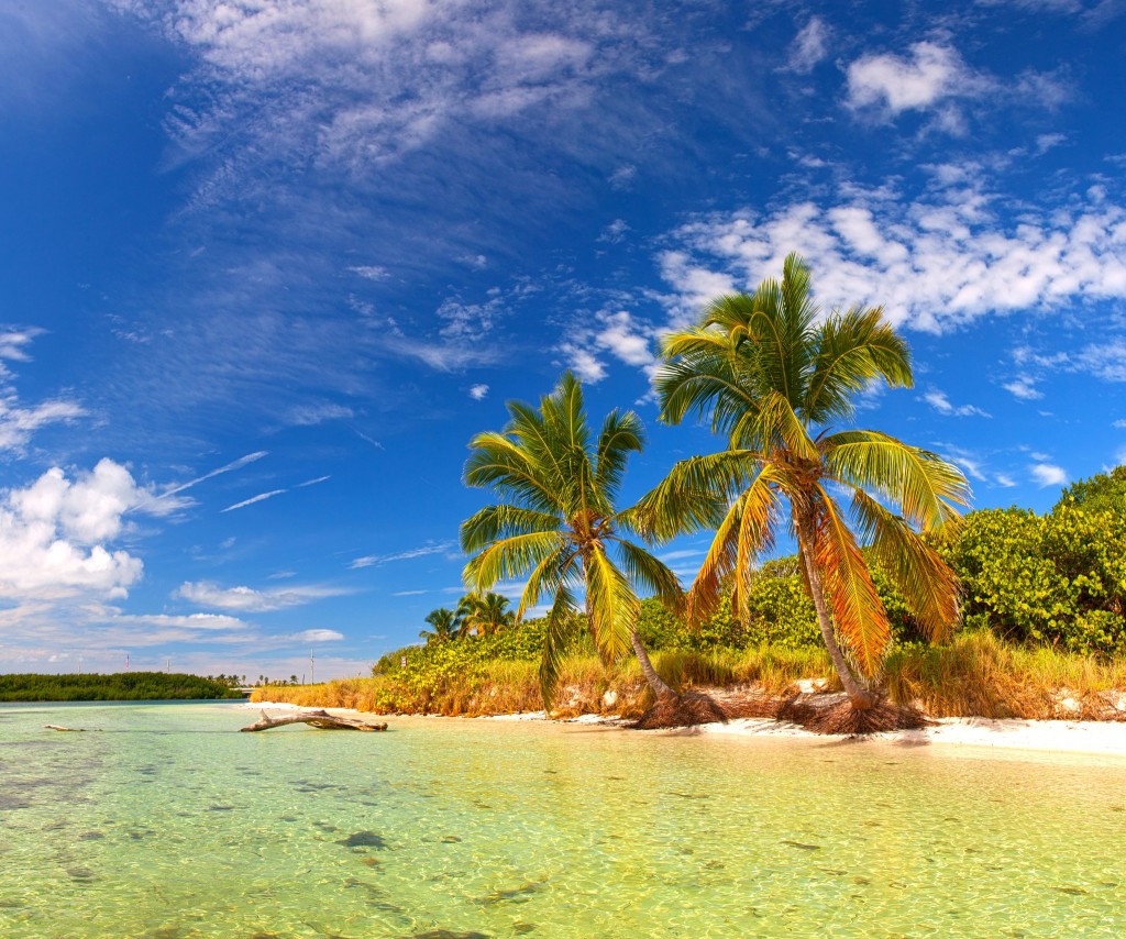 Florida Keys jsou především o  krásných plážích a koupání ve vodách Karibiku