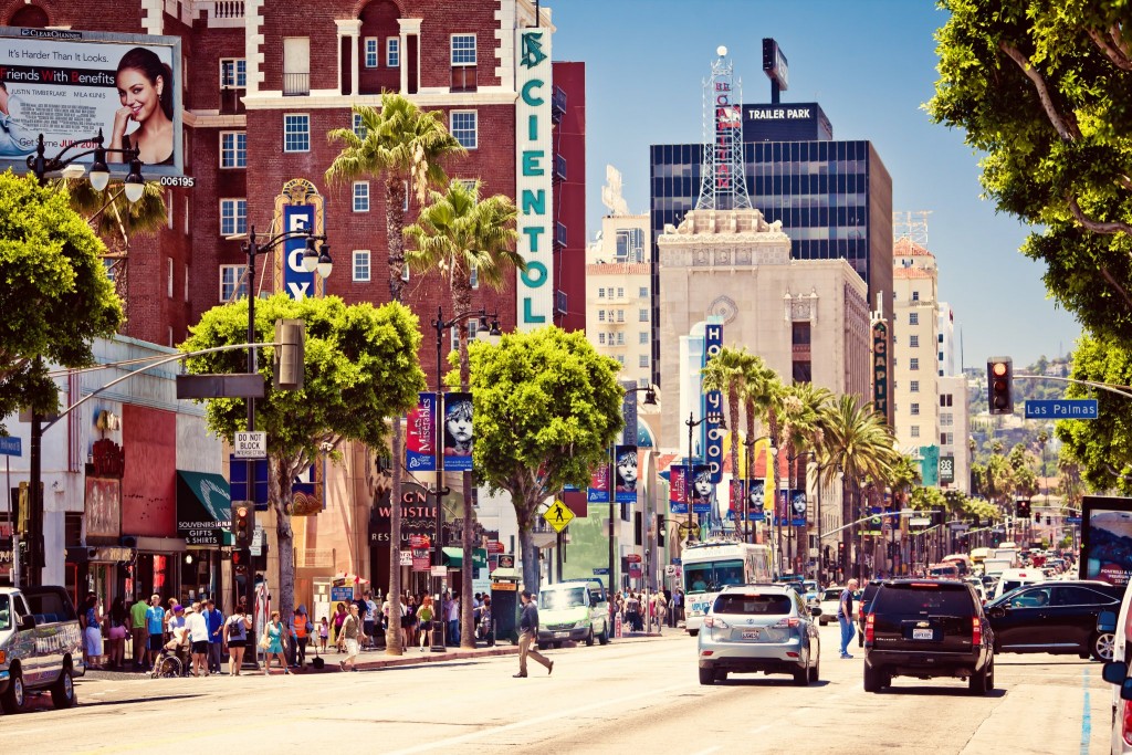 Hollywood Boulevard v Los Angeles