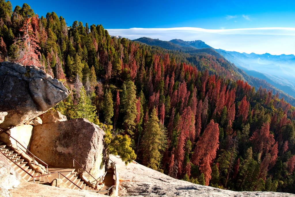 Moro Rock v národním parku Sequoia