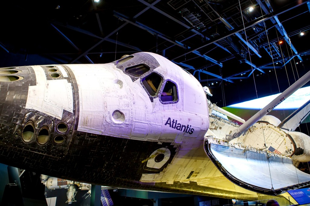 Raketoplán Atlantis v Kennedyho vesmírném středisku