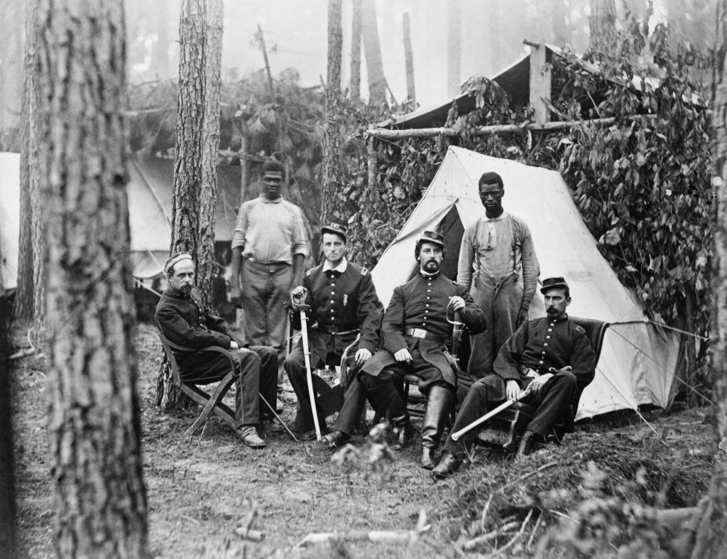 Vojáci během americké občanské války
