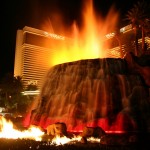 Vulkán u hotelu Mirage