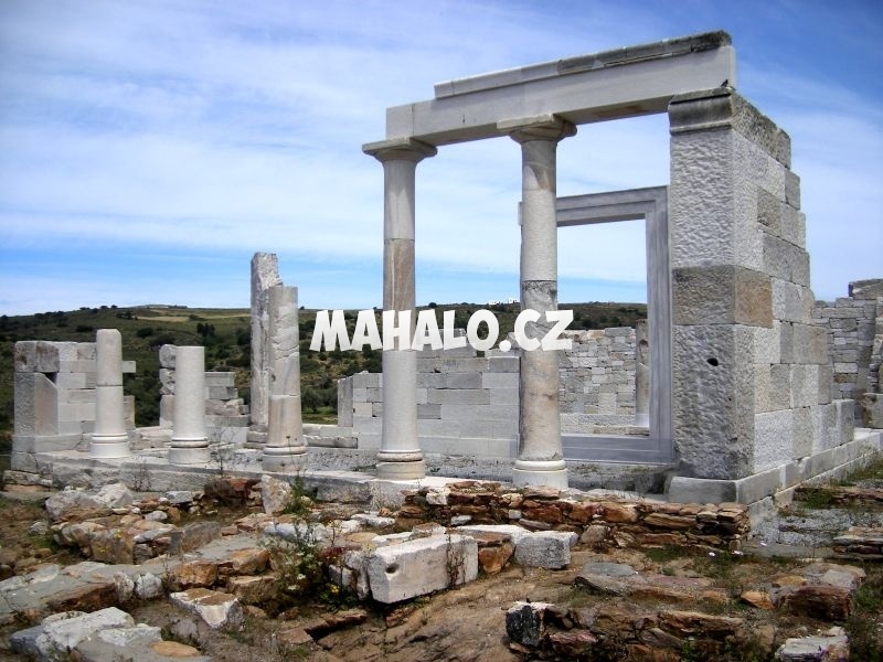 Chrám bohyně Démétér na ostrově Naxos