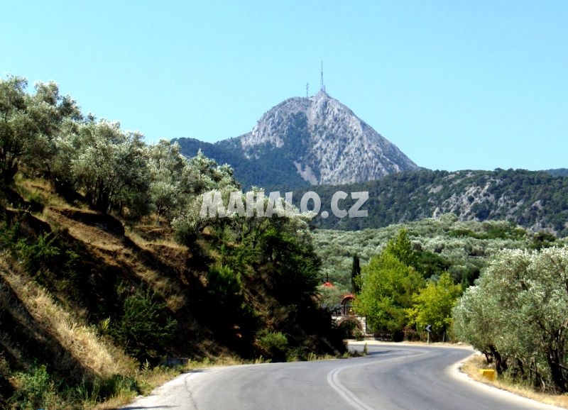 Hora Olympos od městečka Agiassos