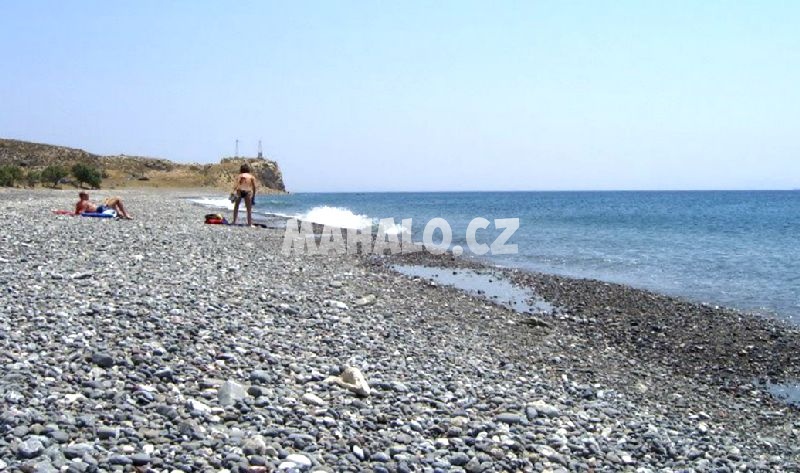 Pláž v Agios Fokas