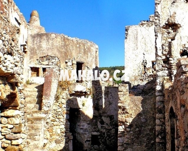 Zřícenina hradu Milopotamos