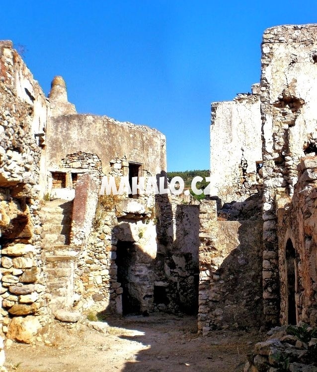 Zřícenina hradu Milopotamos