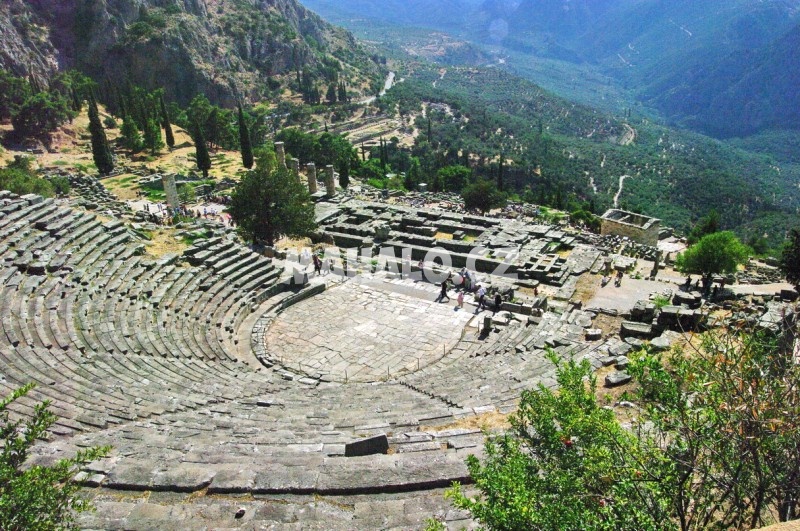 Antické divadlo v Delfách