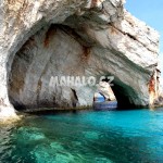 Blue caves (Modré jeskyně) na ostrově Zakynthos