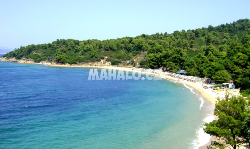 Pláž Agia Eleni v Koukounaries