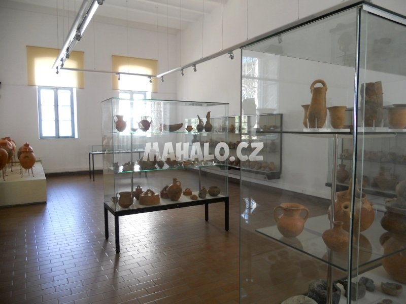 Výstava v archeologickém muzeu města Samos