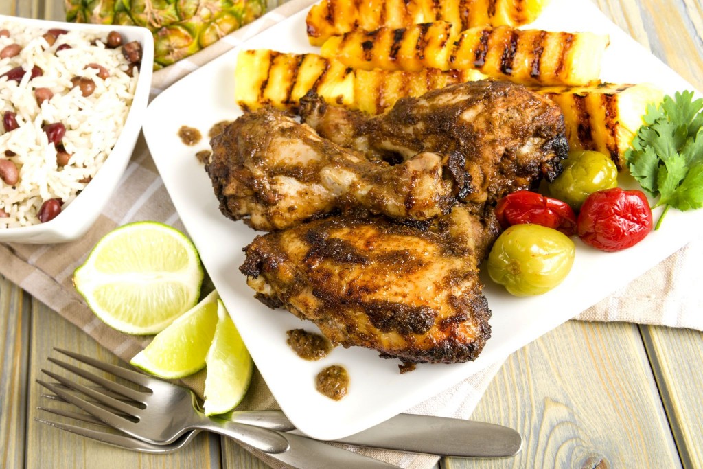 Jerk chicken - kuře na jamajský způsob