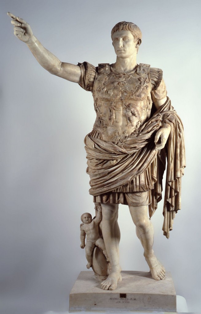 Socha císaře Augusta v Museo Chiaramonti