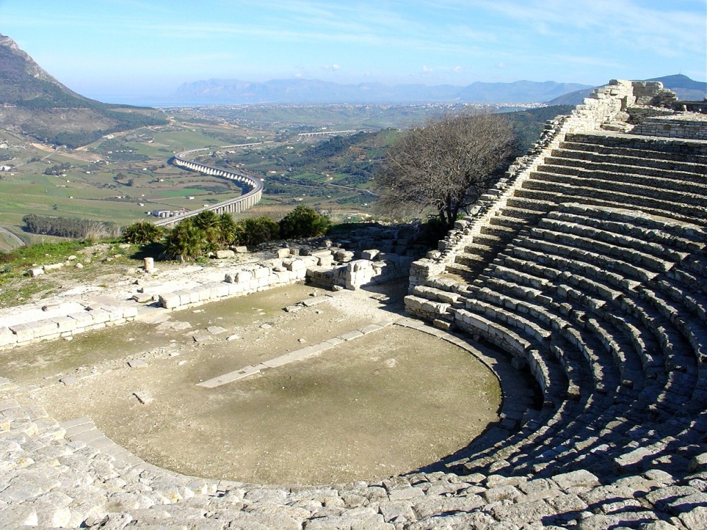 Antické divadlo v Segestě