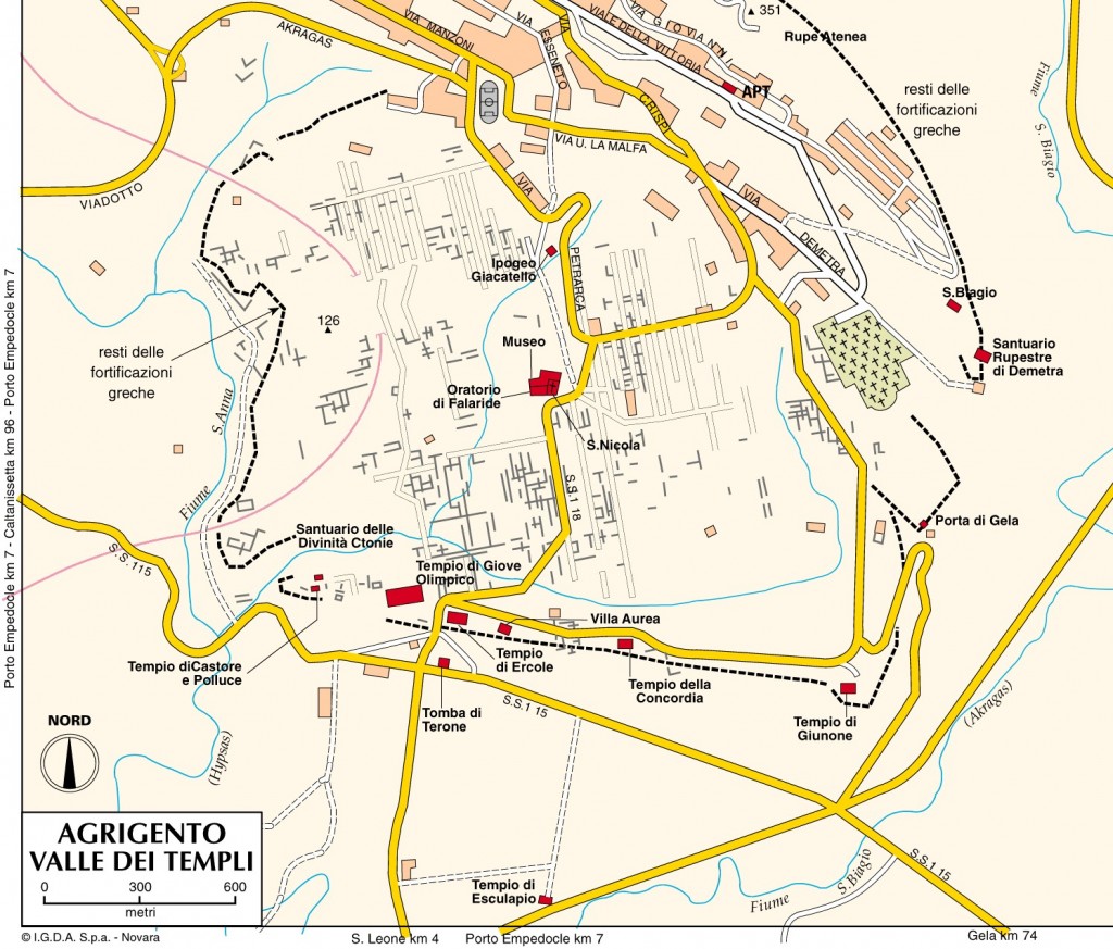 Mapa údolí chrámů