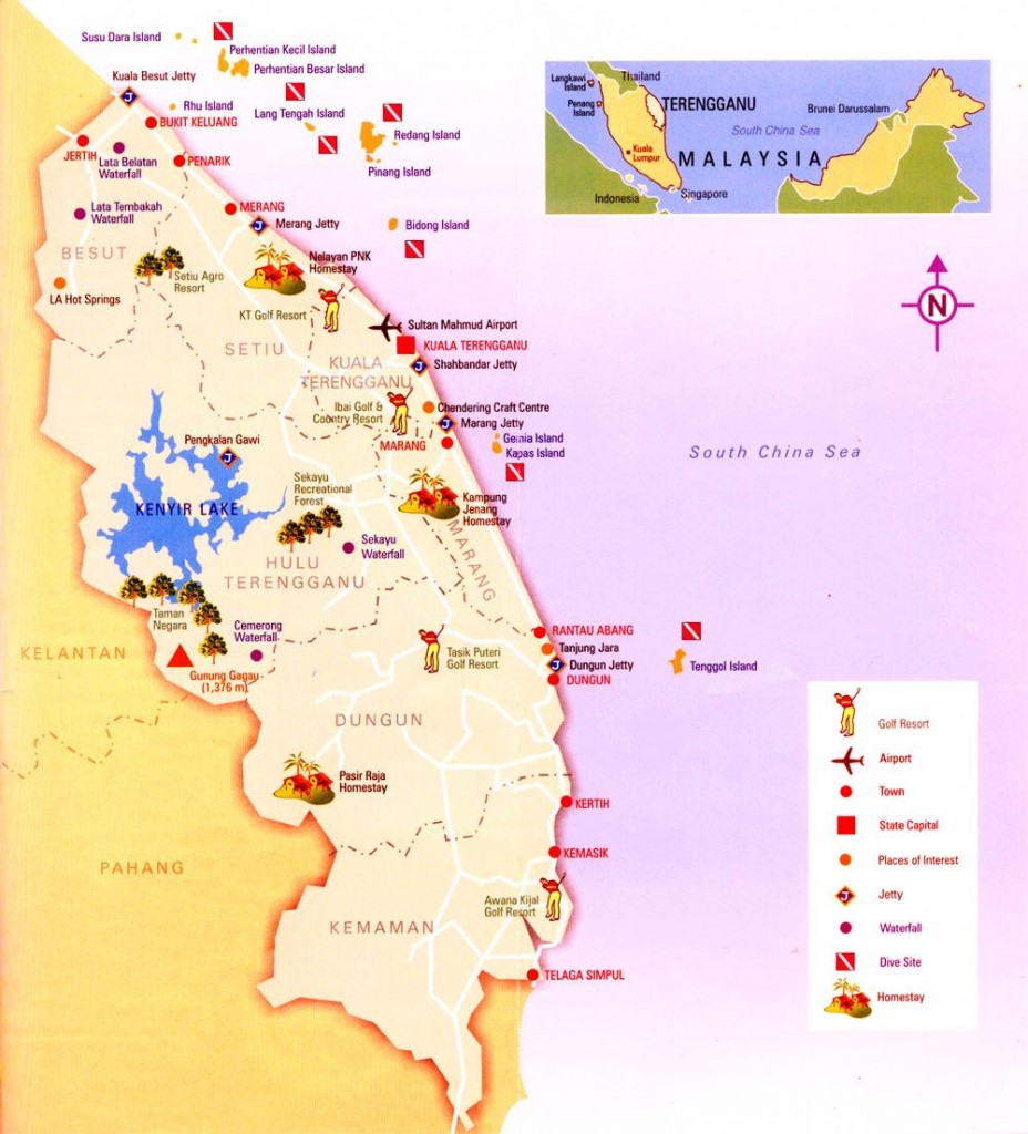 Plánek státu Terengganu