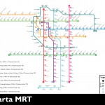 Jakarta - Plánek metra