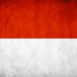 Vlajka Indonésie - detailní