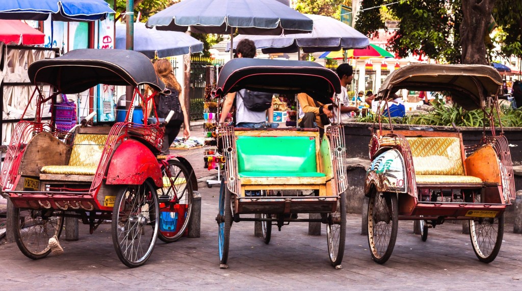 Becak - indonéská rikša