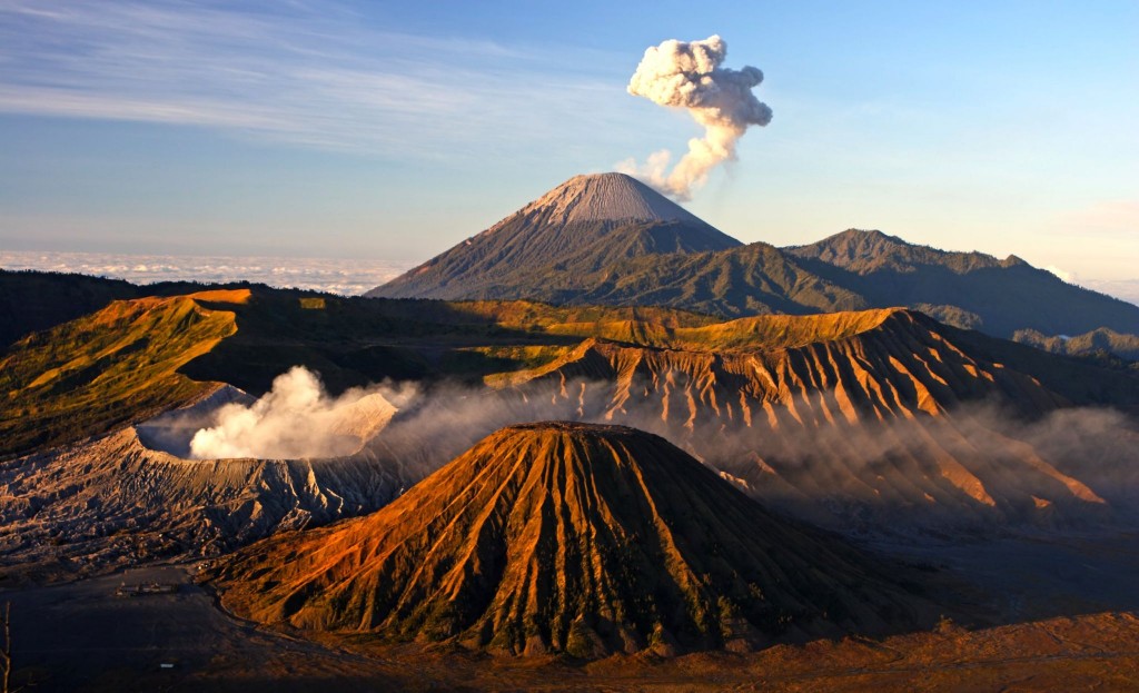 Indonéský vulkán Mt. Bromo