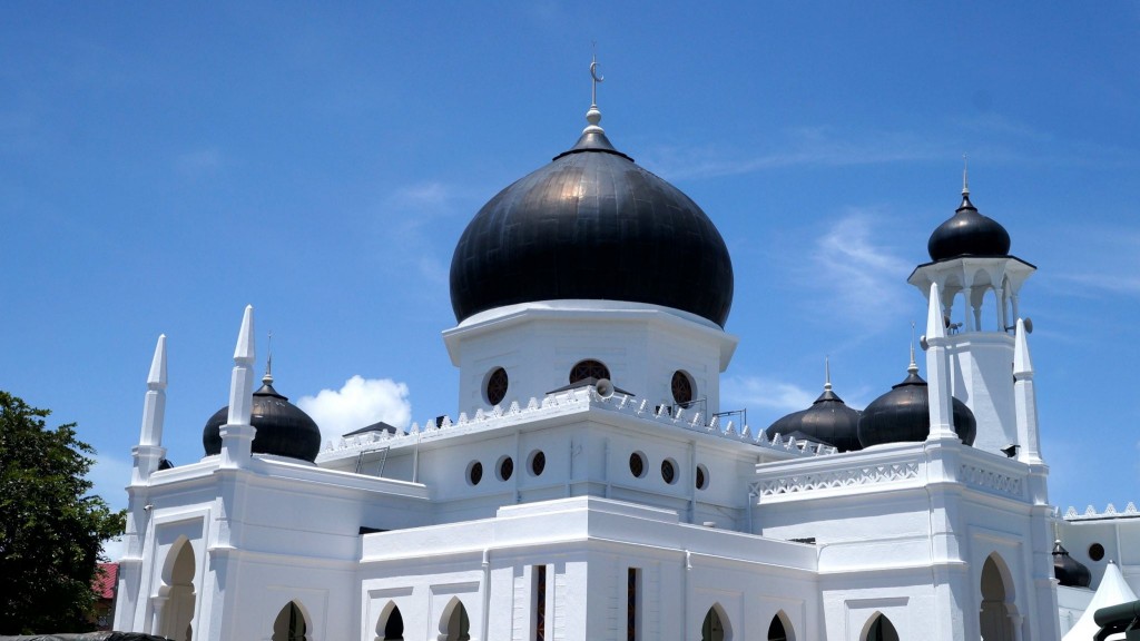 Mešita Masjid Alwi ve městě Kangar