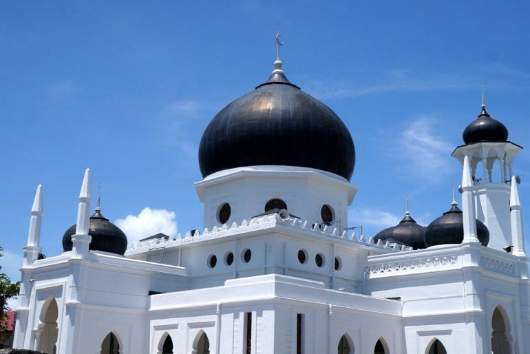 Mešita Masjid Alwi ve městě Kangar