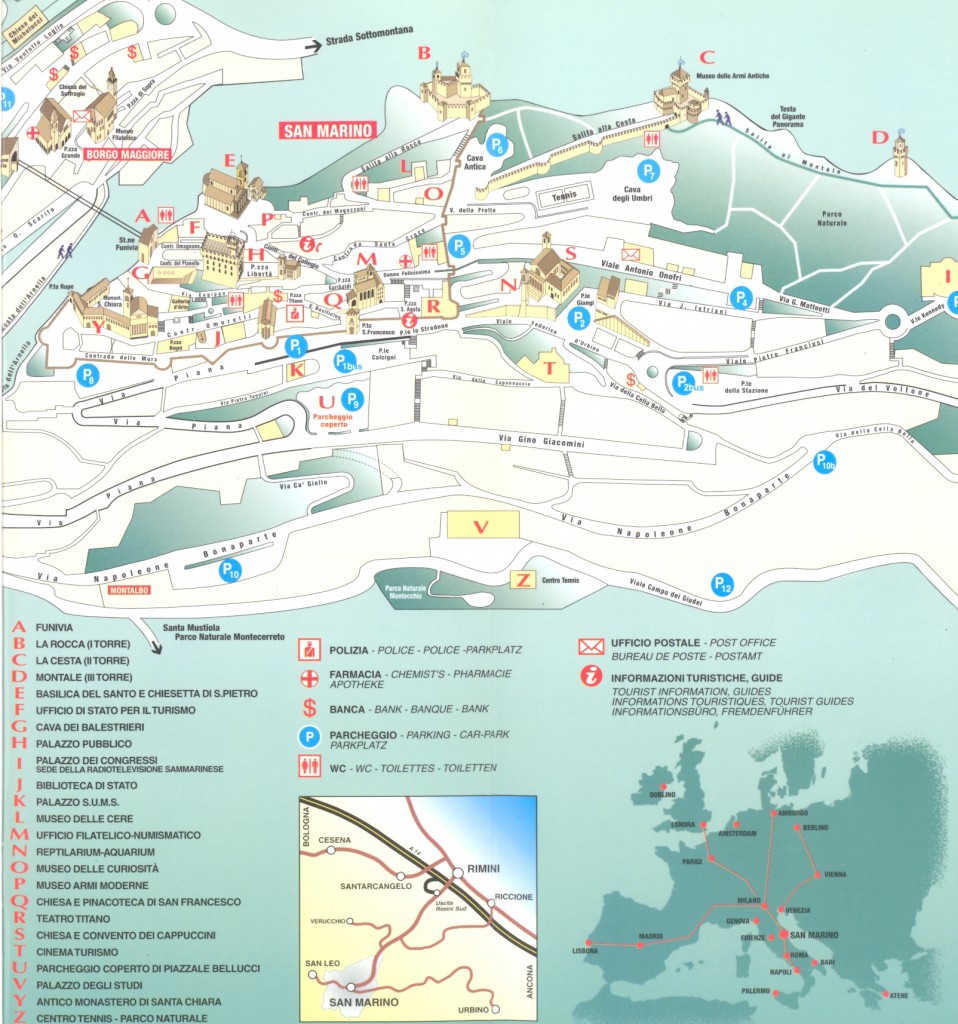 Mapa San Marina
