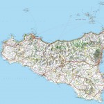 Mapa Sicílie