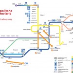 Mapa metra a železnice v Neapoli