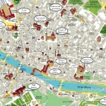 Mapa turistických atrakcí Florencie