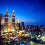Kuala Lumpur v noci