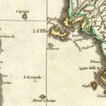 Elba na historické mapě Itálie