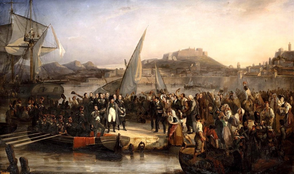 Napoleon opouští ostrov Elba dne 26.2.1815