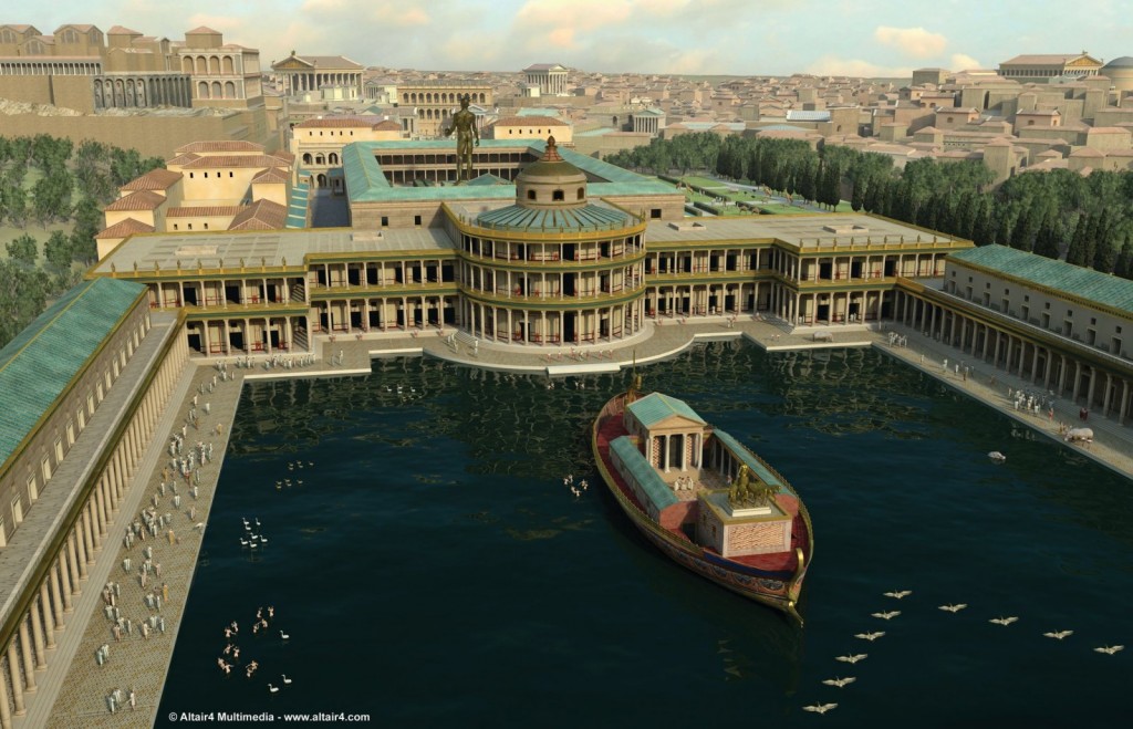 Jak pravděpodobně vypadal zlatý palác císaře Nerona