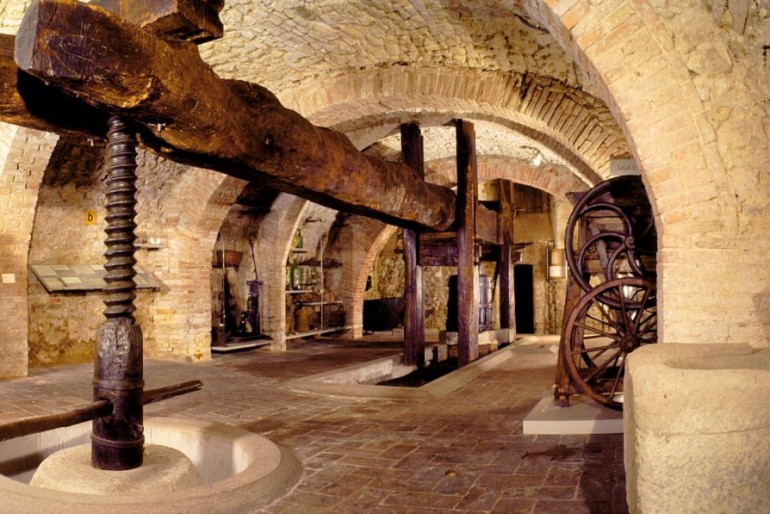 Museo del Vino v městečku Torgiano
