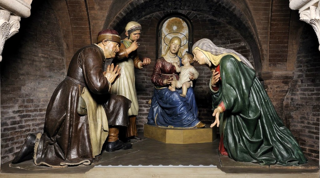 Terakotové seskupení Madonna della Pappa