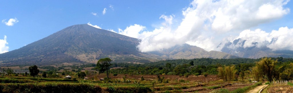 Gunung Rinjani na ostrově Lombok