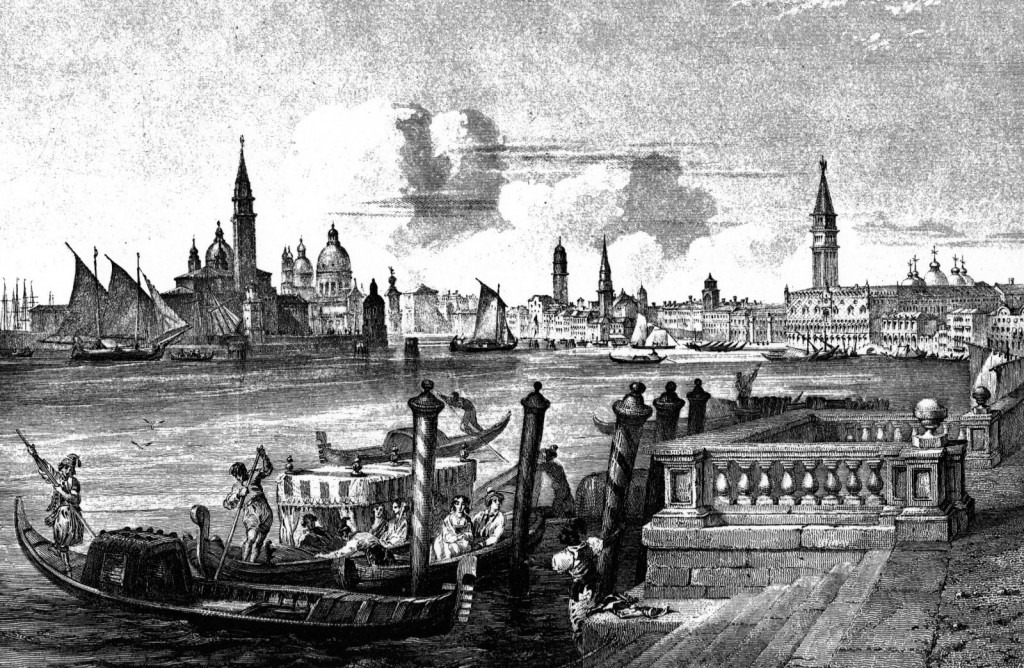 Benátky v roce 1850