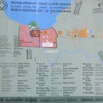 Plánek města Polonnaruwa
