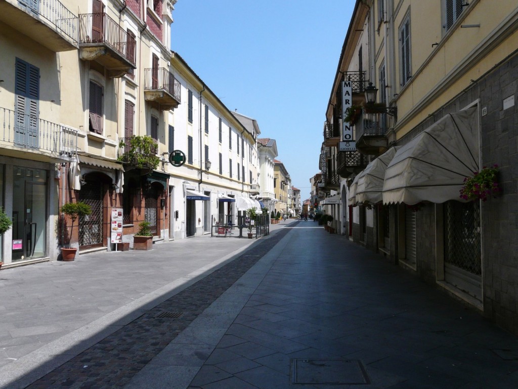 Ulice města Valenza