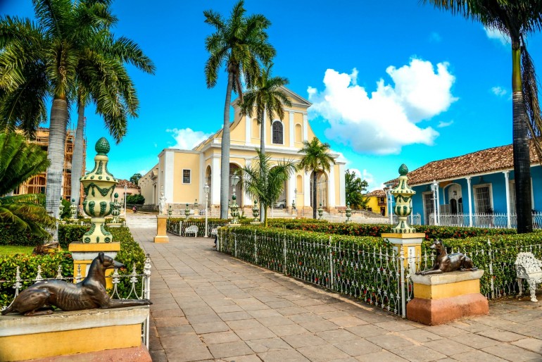 Plaza Mayor ve městě Trinidad