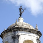 Soška La Giraldilla na věži hradu Castillo de la Real Fuerza