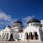 Mešita Masjid Raya Baiturrahman v Banda Aceh
