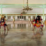 Představení v paláci Kraton Solo ve městě Surakarta