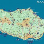 Mapa ostrova Madeira