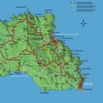 Mapa ostrova Santa Maria