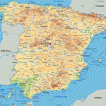 Orientační mapa Španělska