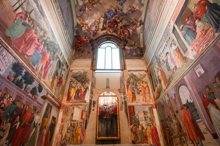 Nádherné fresky v kostele Santa Maria del Carmine