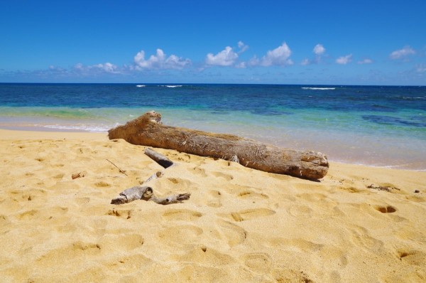 Pláž na Kauai