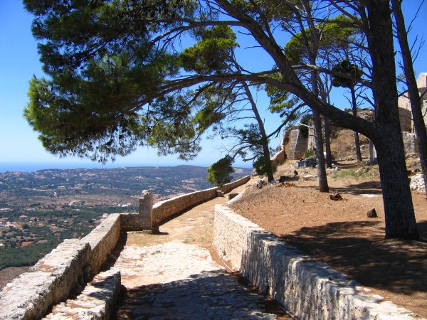 Kastro Agios Georgios – výhled na západní stranu